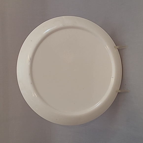 Vintage Blue & White Horses Sleigh  House Christmas Plate - Picture 3 of 4